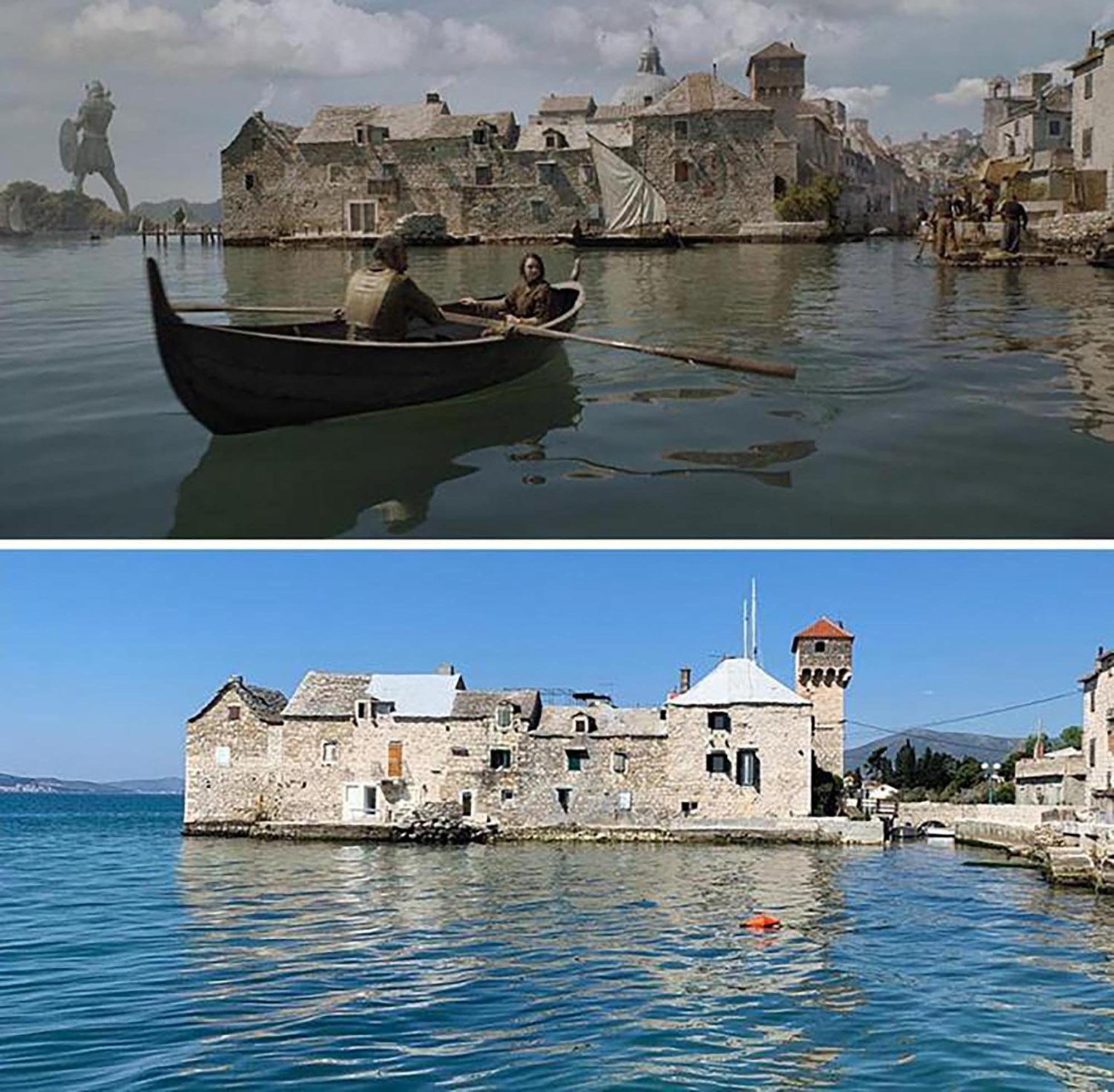 KaštelaWater Castle House别墅 外观 照片